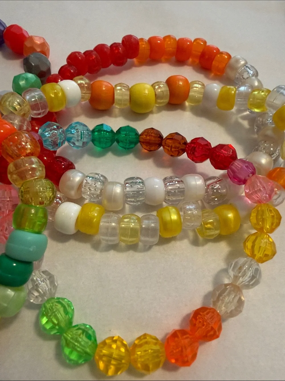 10 Colorful beaded bracelets